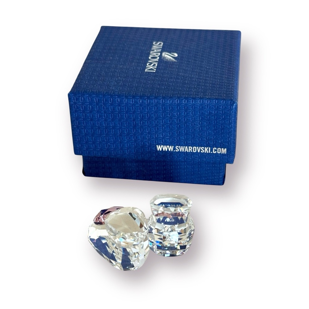 🛍️SALE🛍️ Swarovski Crystal Baby Shoes with Pink Heart (#5063343) - Picture 4 of 6